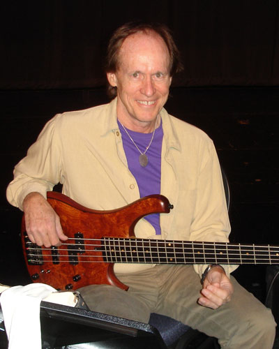 At a concert performing with Delfeayo Marsalis, 2009.